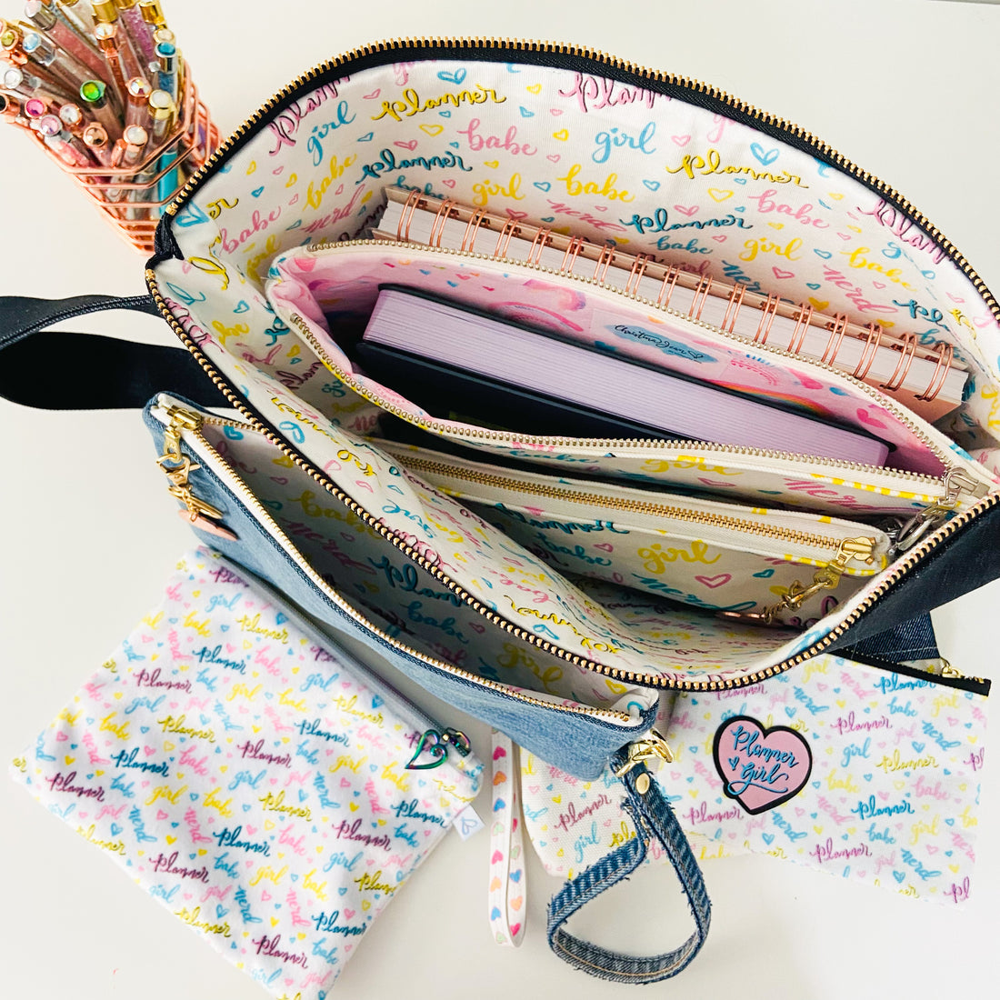 Planner Love Collection - Bags for all your Planner Supplies – Christina  Jean Designs
