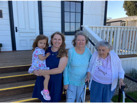 Celebrating International Woman's Day 2022 with Four Generations of Women