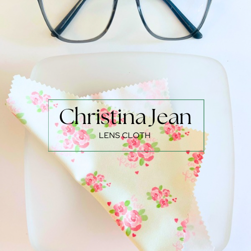 Lens Cleaning Cloth-Watercolor Roses Print