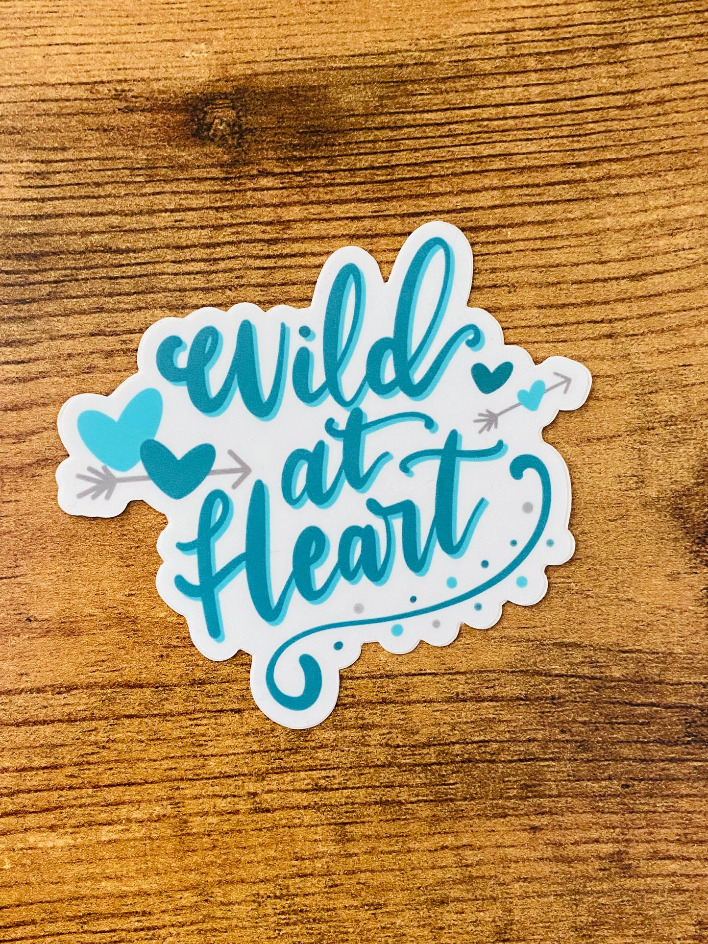 Wild at Heart Vinyl Sticker