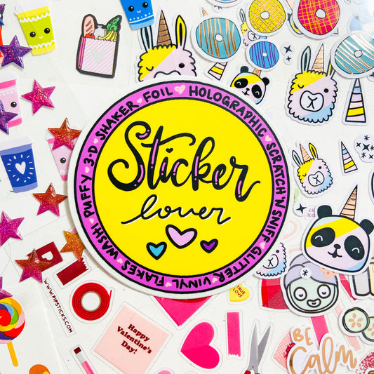 Pens, Washi and Sticker Lover Sticker Pack