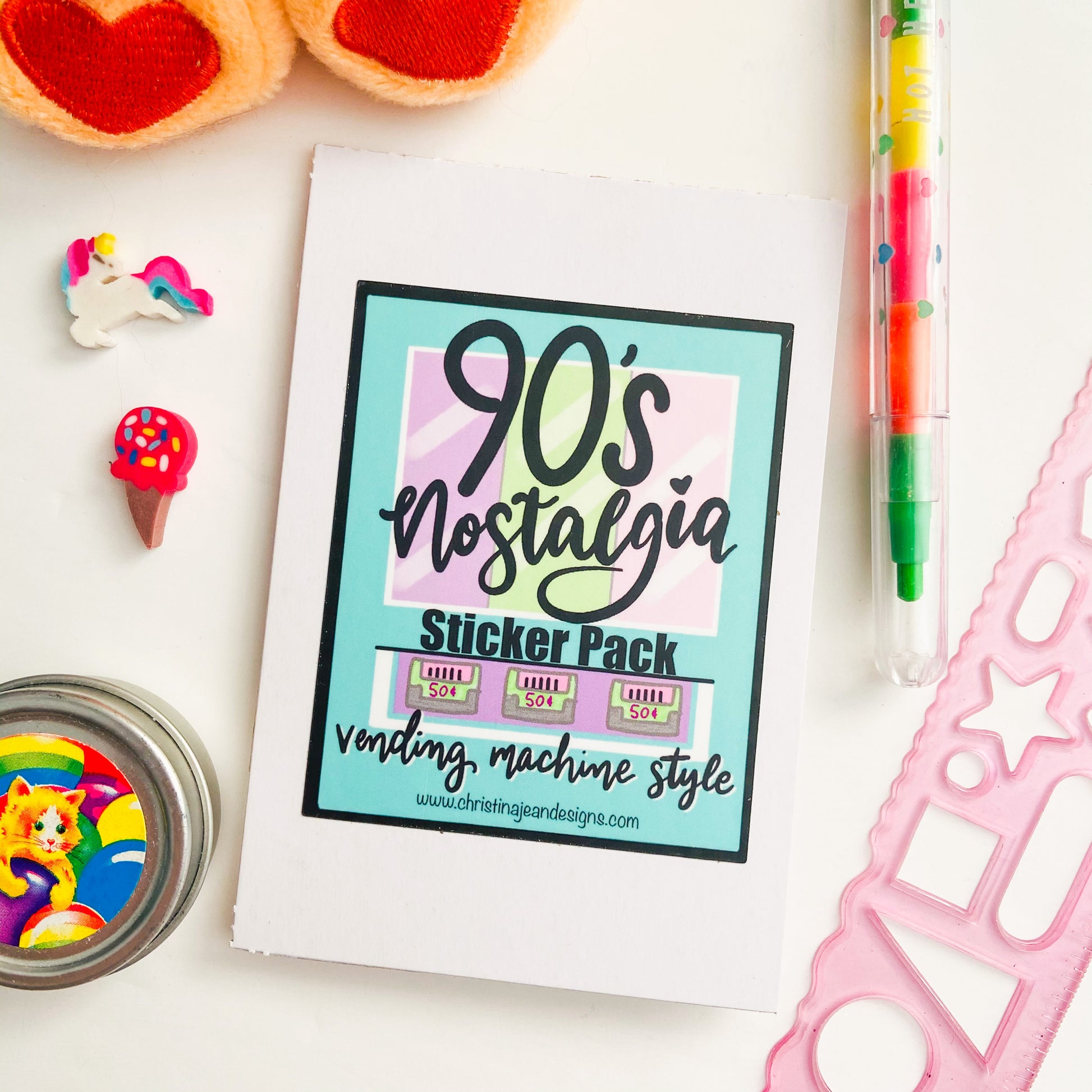 90's Nostalgia Sticker Pack Vol 1 – Christina Jean Designs